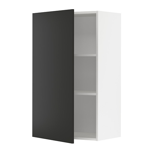 METOD wall cabinet with shelves