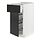 METOD/MAXIMERA, base cab w wire basket/drawer/door