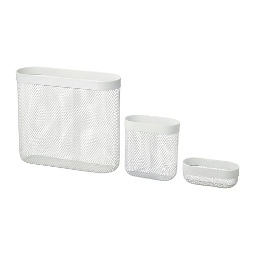 SKÅDIS, storage basket, set of 3