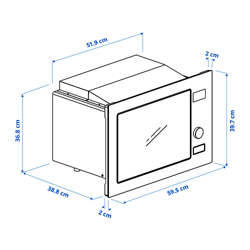 MÅGEBO microwave oven