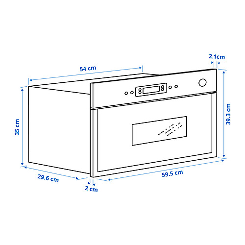 MATÄLSKARE microwave oven