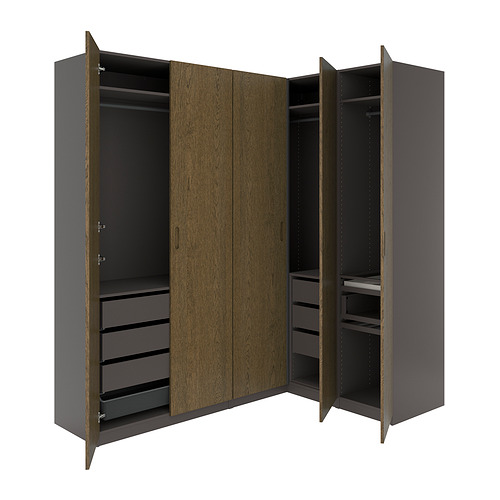 PAX/TONSTAD, hornfataskápur