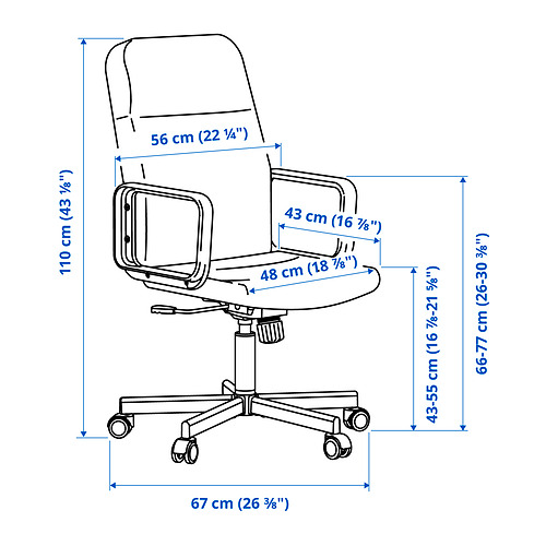 RENBERGET swivel chair