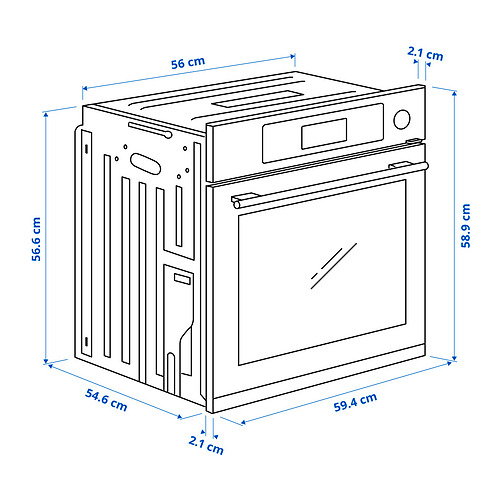 MUTEBO forced air oven with full steam