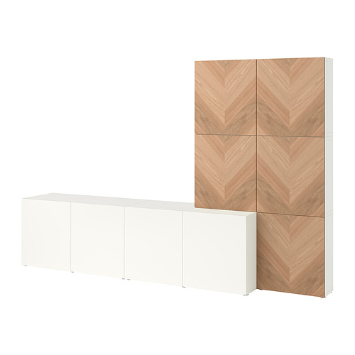 BESTÅ, hirsla með hurðum