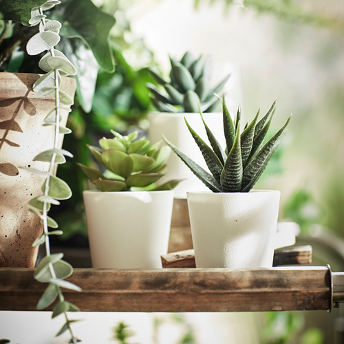 FEJKA, artificial potted plant with pot