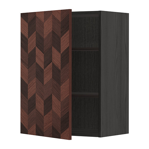 METOD, wall cabinet with shelves
