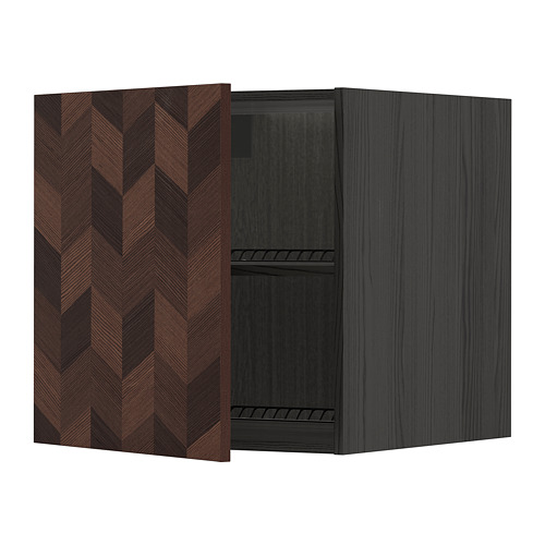 METOD, top cabinet for fridge/freezer