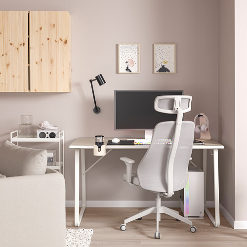 HUVUDSPELARE/MATCHSPEL, gaming desk and chair