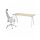 TROTTEN/MATCHSPEL, desk and chair