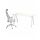 TROTTEN/MATCHSPEL, desk and chair
