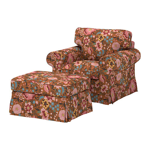 EKTORP, armchair and footstool