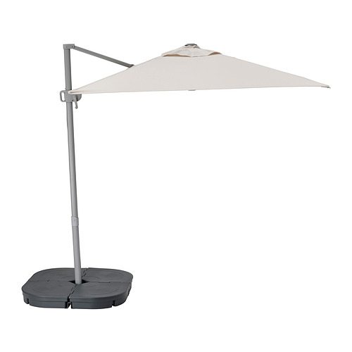 SVALÖN, parasol, hanging with base