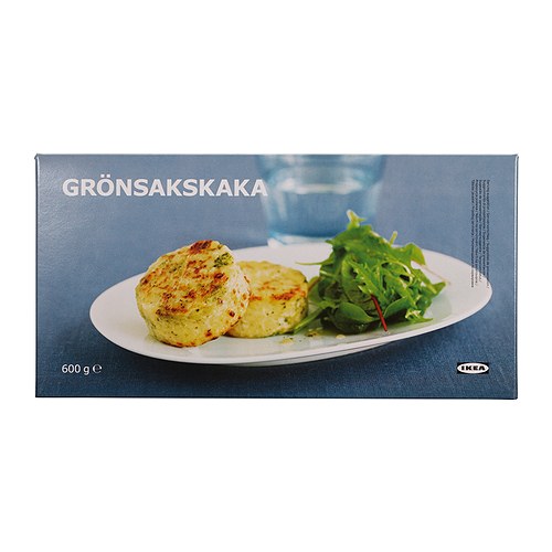 GRÖNSAKSKAKA, grænmetisbuff, frosið