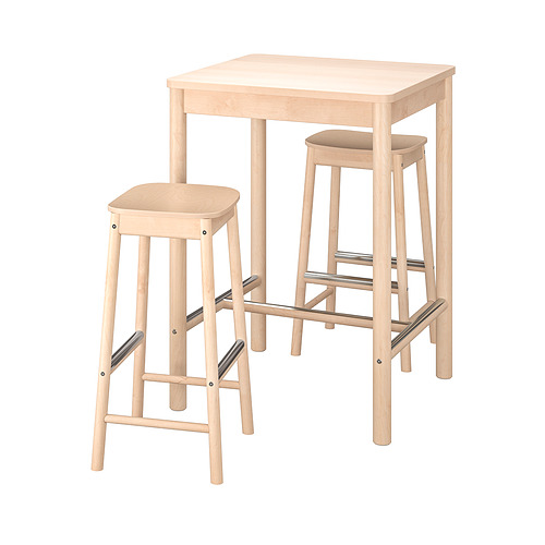 RÖNNINGE/RÖNNINGE, bar table and 2 bar stools