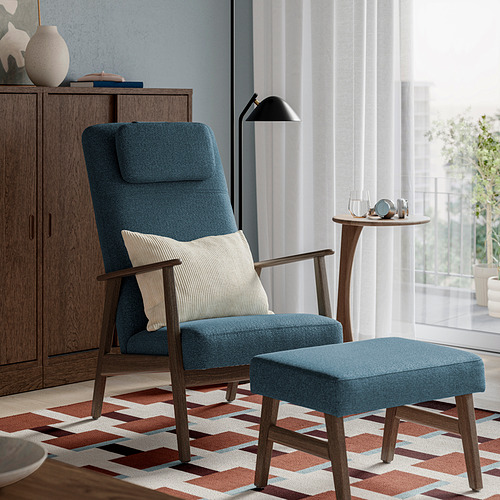EKENÄSET, high-back armchair