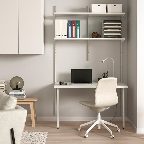 BOAXEL/LAGKAPTEN, shelving unit with table top