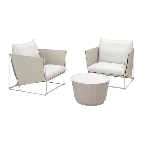 HAVSTEN/LÅGASKÄR, 2-seat conversation set, outdoor