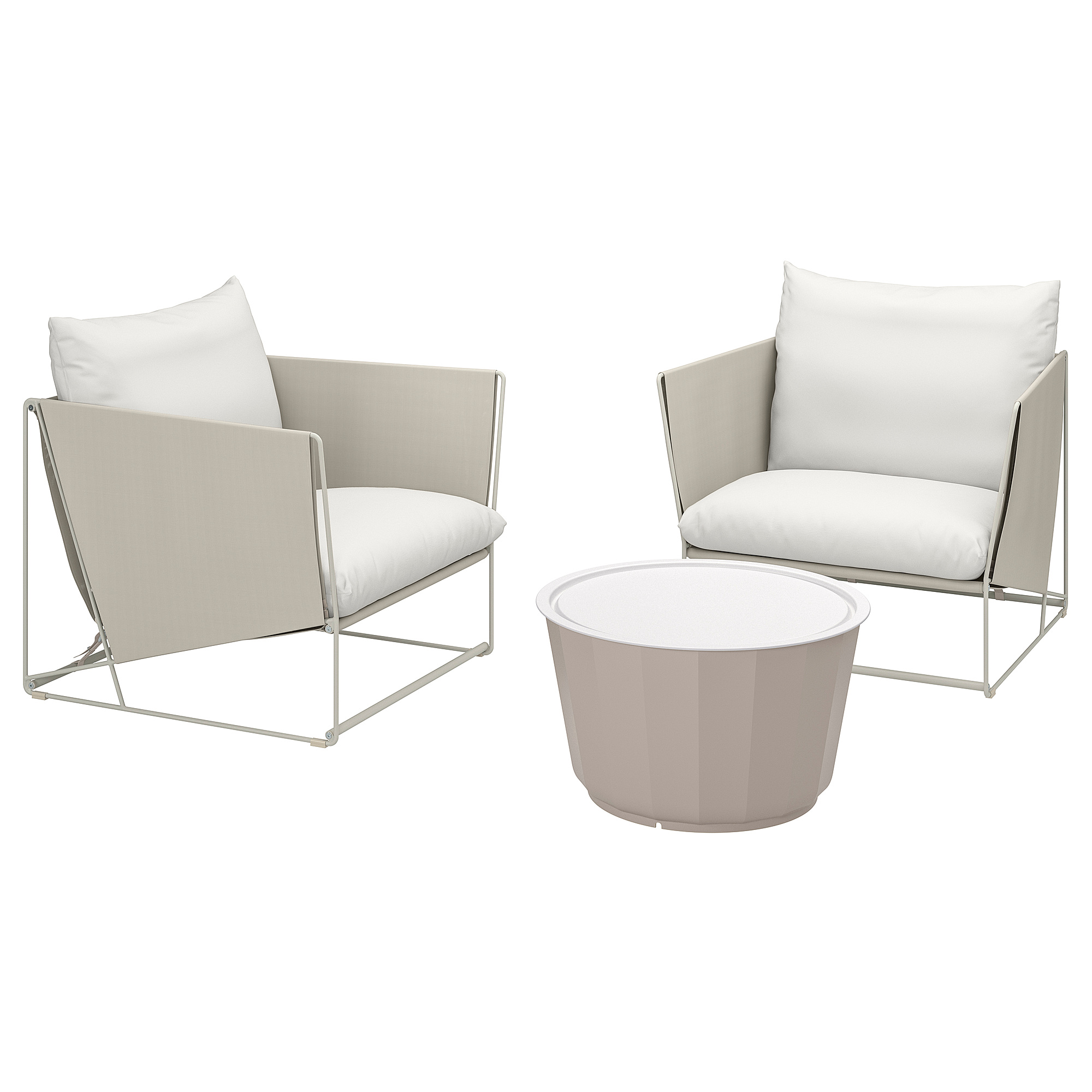 HAVSTEN/LÅGASKÄR 2-seat conversation set, outdoor