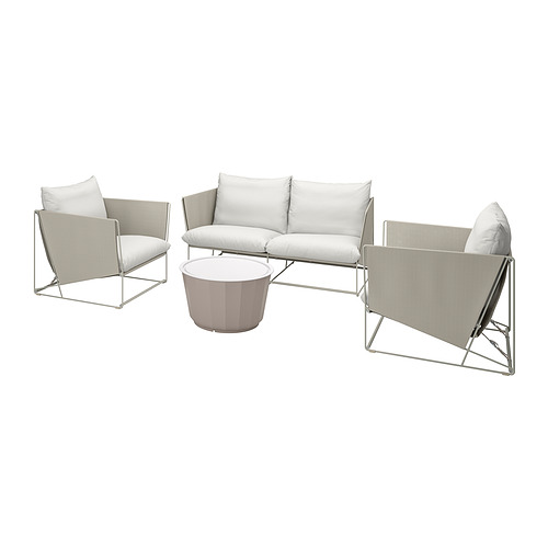 HAVSTEN/LÅGASKÄR, 4-seat conversation set, outdoor