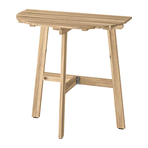 ASKHOLMEN, table for wall, outdoor