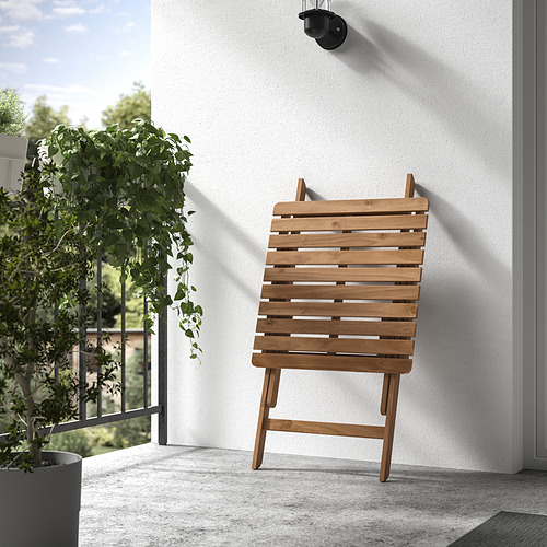 ASKHOLMEN, table+2 folding chairs, outdoor