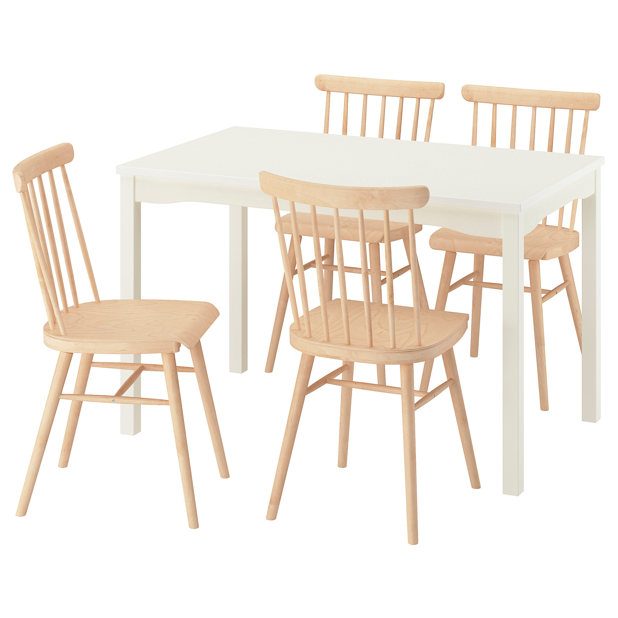HAUGA/HÖGVED table and 4 chairs