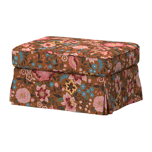 EKTORP, footstool with storage
