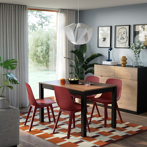 ÅLHULT/ODGER, borð og fjórir stólar