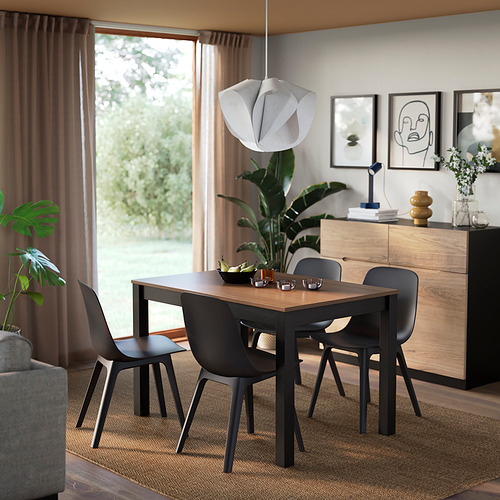 ÅLHULT/ODGER, borð og fjórir stólar