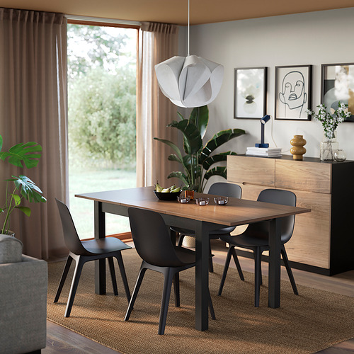 ÅLHULT/ODGER, borð og fjórir stólar