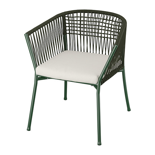 SEGERÖN, chair with armrests, outdoor