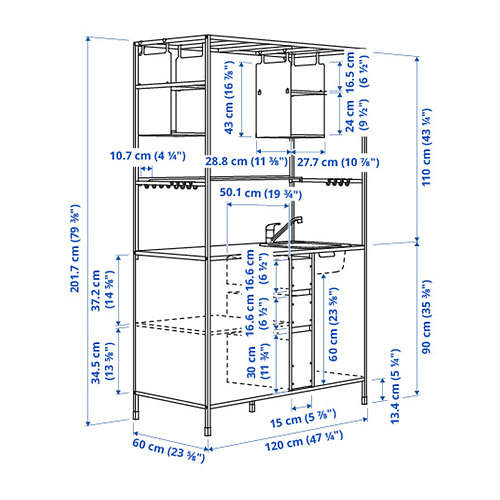 ÄSPINGE eldhúskrókur
