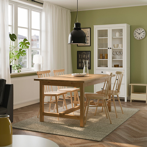 NORDVIKEN/HÖGVED, table and 4 chairs