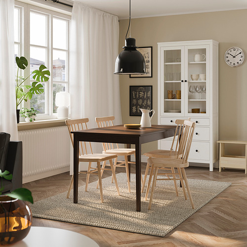 NÄSINGE/HÖGVED, borð og fjórir stólar