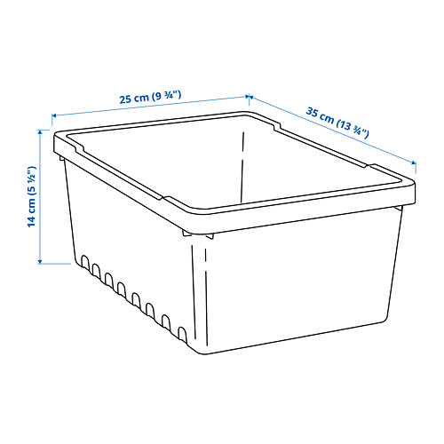 UPPSNOFSAD storage box