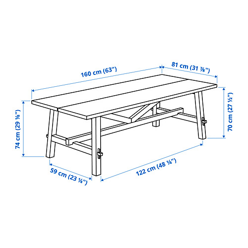 SKOGSTA table