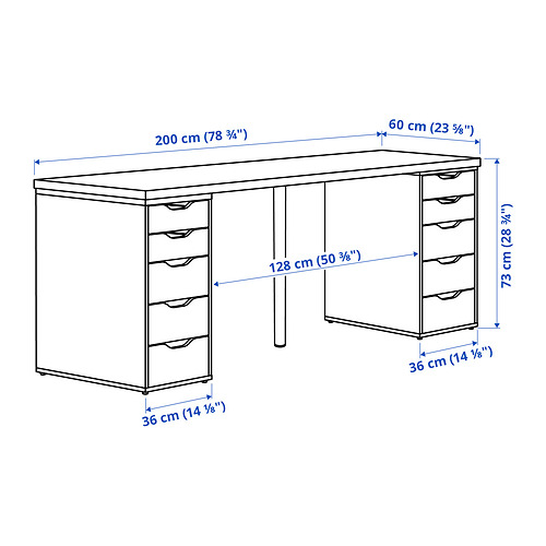 LAGKAPTEN/ALEX desk