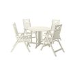 BONDHOLMEN table+4 reclining chairs, outdoor