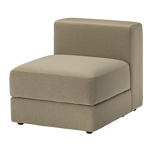 JÄTTEBO, áklæði á sætiseiningu með hirslu