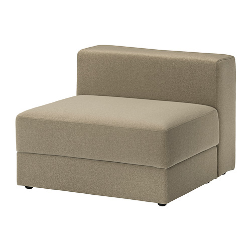 JÄTTEBO, áklæði á 1,5 sæta einingu m/hirslu