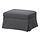 EKTORP, footstool with storage