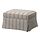 EKTORP, footstool with storage