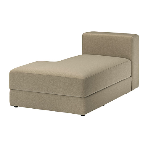 JÄTTEBO, áklæði á legubekk til vinstri