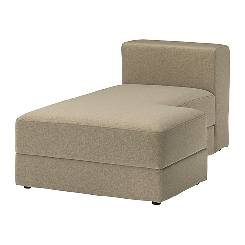 JÄTTEBO, áklæði á legubekk til hægri