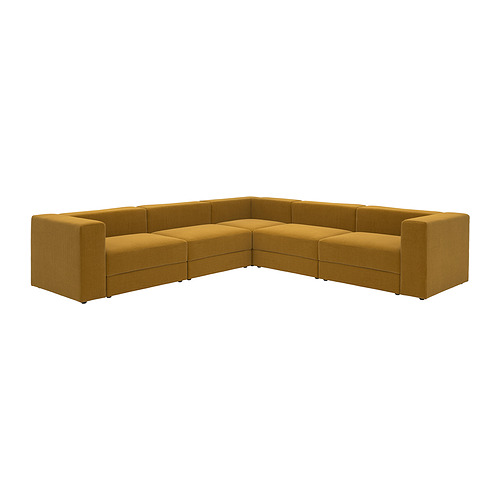 JÄTTEBO, modular corner sofa, 6 seat