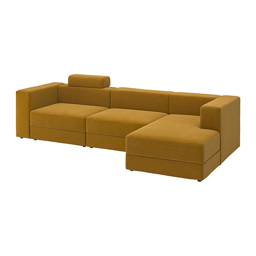 JÄTTEBO, fjögurra sæta sófi með legubekk