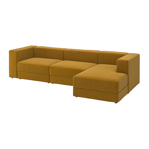 JÄTTEBO, fjögurra sæta sófi með legubekk