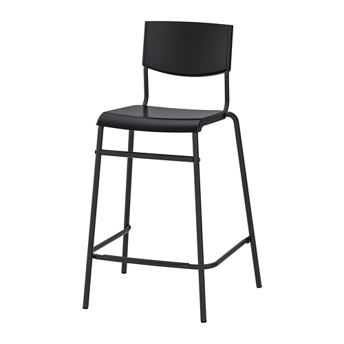 STIG, bar stool with backrest