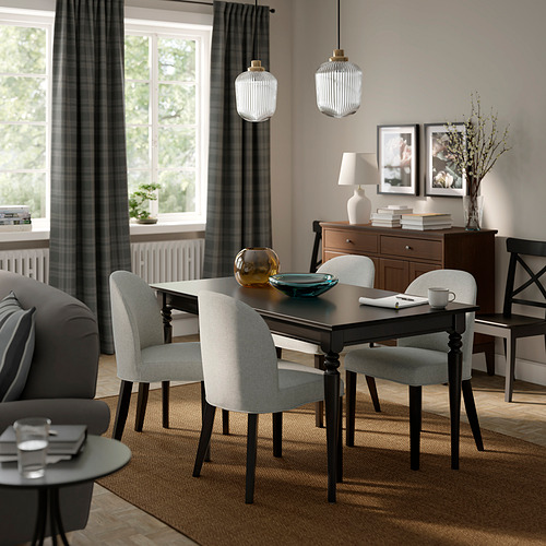 ROSENTORP/ROSENTORP, borð og fjórir stólar